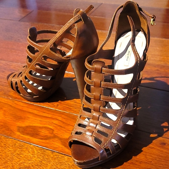 Mui Mui strappy heels Size 9.5 - Picture 3 of 11